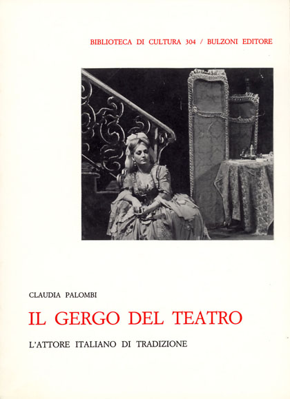 Il gergo del teatro